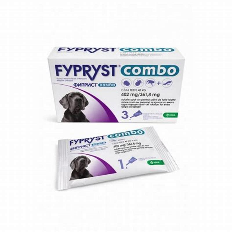 Fypryst Combo Dog 402mg -XL (40-60kg) x 3 pip - imagine produs