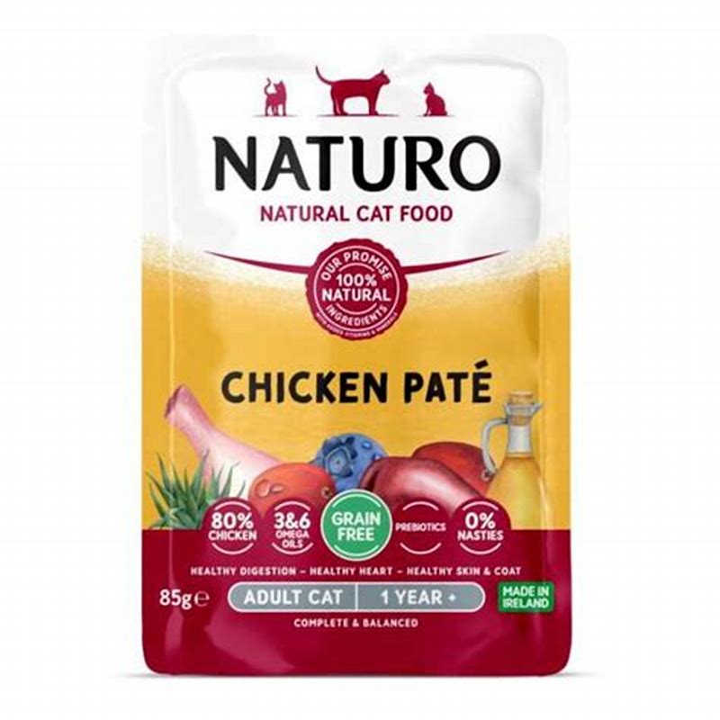 NATURO Chicken pate hrana umeda pentru pisici 85 g - detalii ambalaj