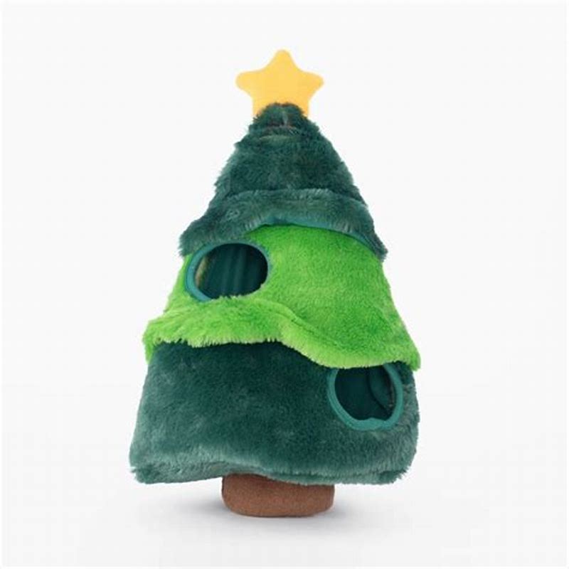 Zippy Paws Holiday Zippy Burrow Christmas Tree Dog Toy - detalii ambalaj