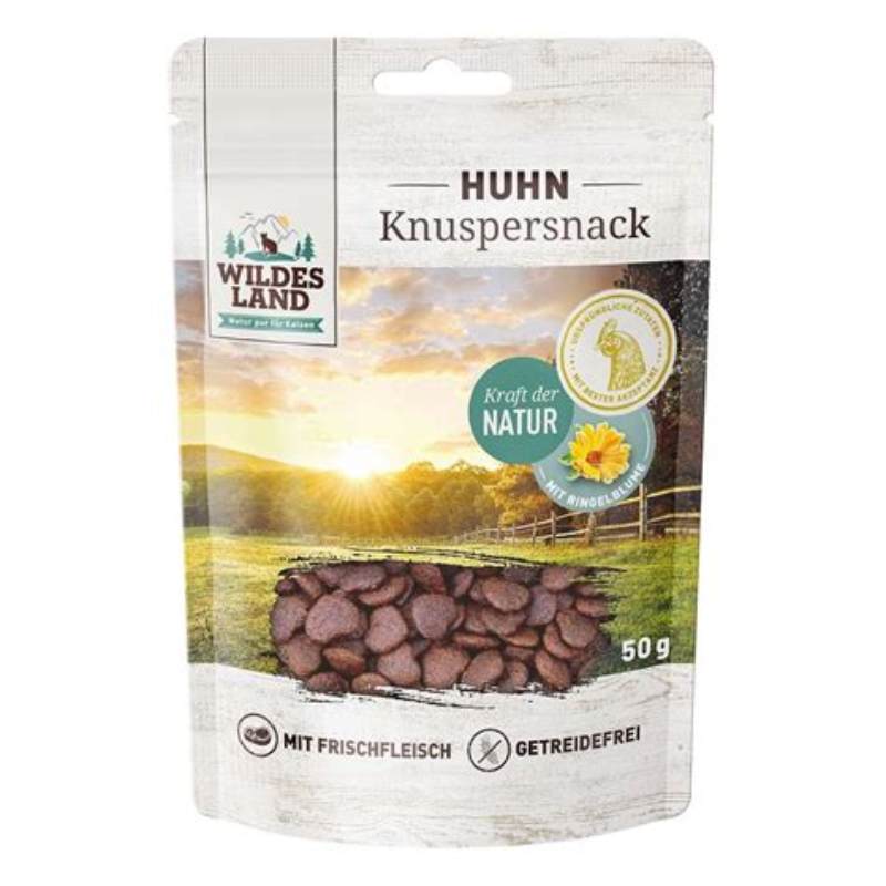 Wildes Land Recompense soft din carne de pui 50 g - detalii ambalaj