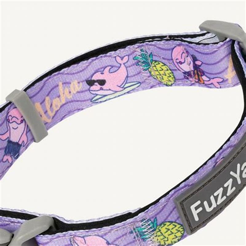 FuzzYard Neoprene Collar Aloha Dolphins XS - detalii ambalaj