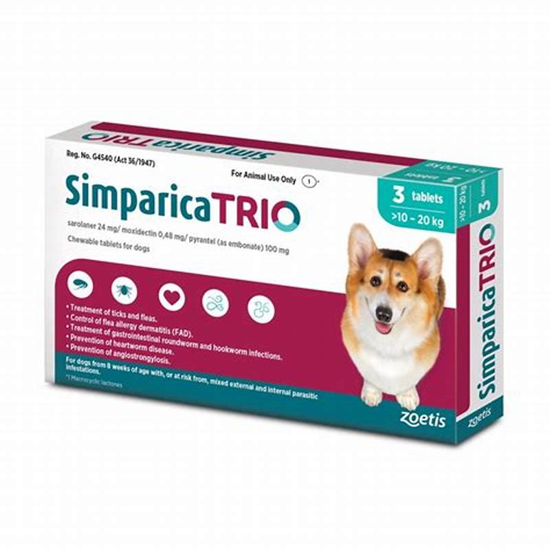Simparica Trio caini (40-60 kg)-cpr.mast. x 3-Zoetis BE - imagine produs
