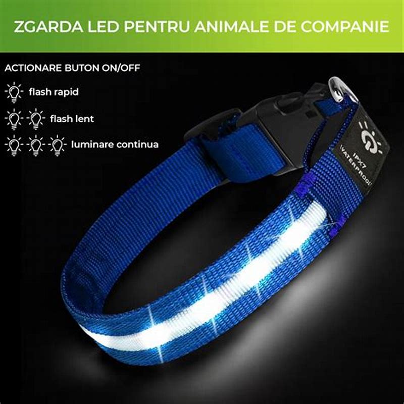 Zgarda luminoasa marime S - imagine produs