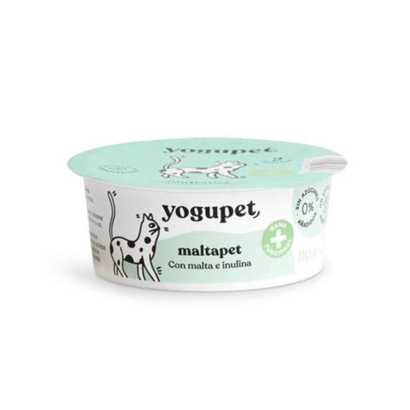 YOGUPET iaurt pentru pisici cu maltapet malt, inulina 110g - detalii ambalaj