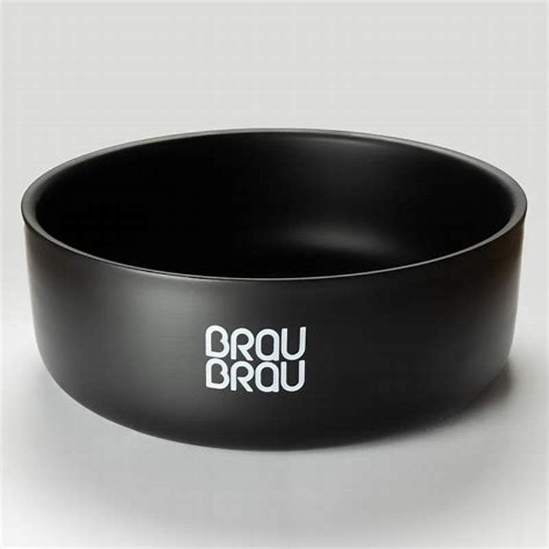 Bol Negru Mat BRAUBRAU (Câini & Pisici) M - imagine produs