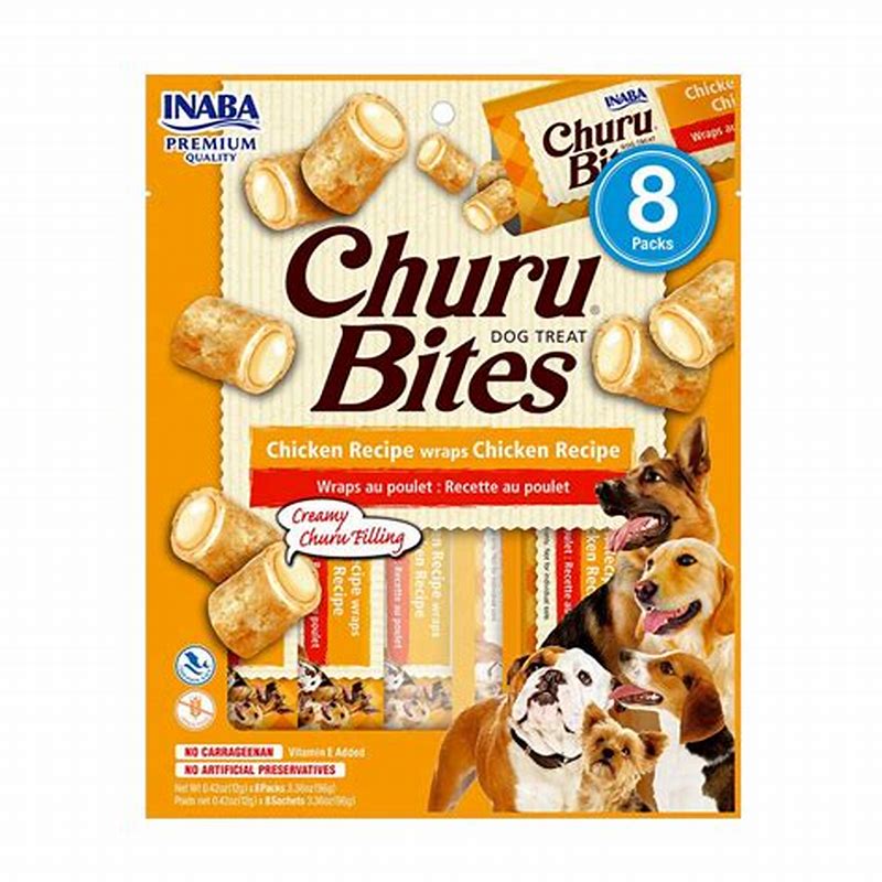 Churu Dog Bites Chicken & Salmon Recipe 12 Gr X 8 - imagine produs