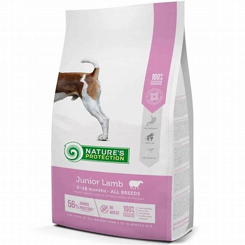 Nature's Protection Junior hrana uscata pentru caini cu miel 2 kg - vedere frontală
