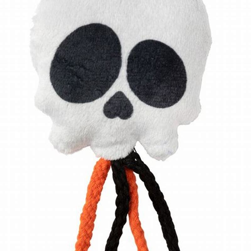 FuzzYard Halloween Cat Toy - Scully Skull - imagine produs