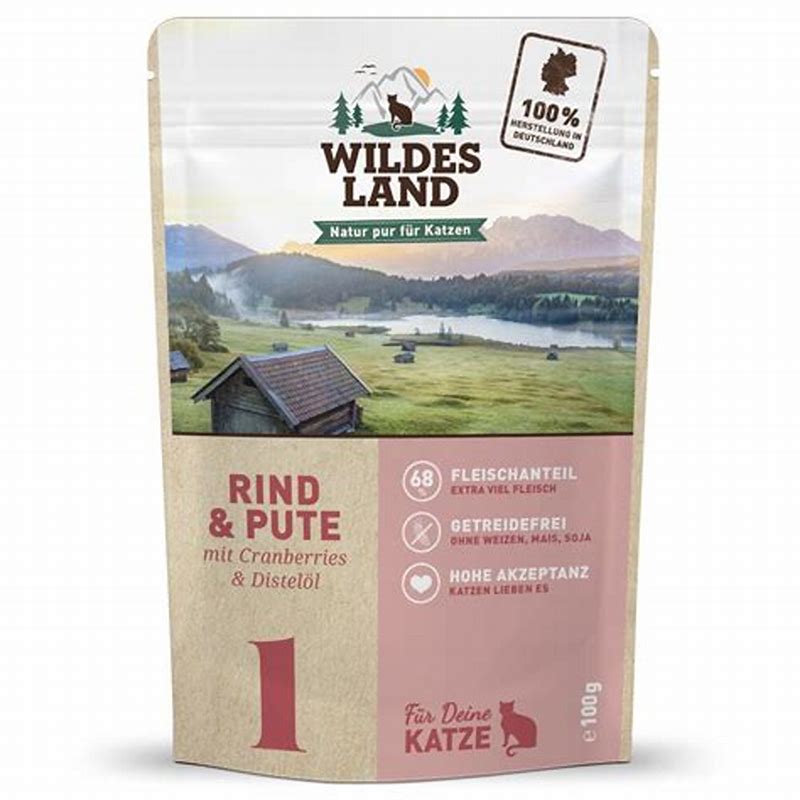 Wildes Land Hrana umeda pentru pisici cu pastrav 185 g - detalii ambalaj