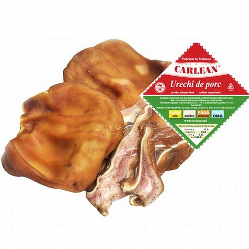 Nutricioone urechi de porc - detalii ambalaj