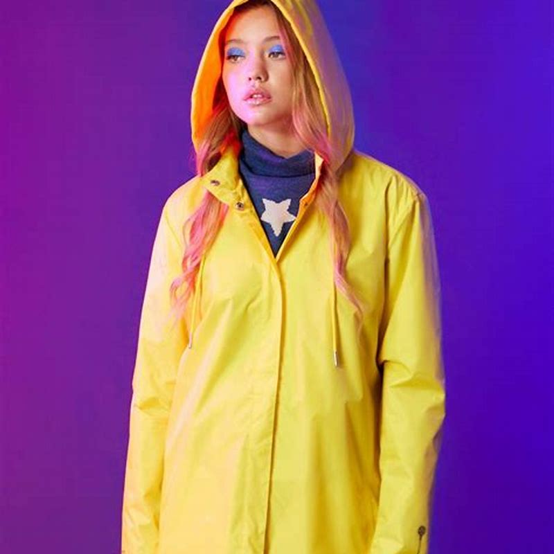London Yellow Raincoat | 25 cm - vedere frontală