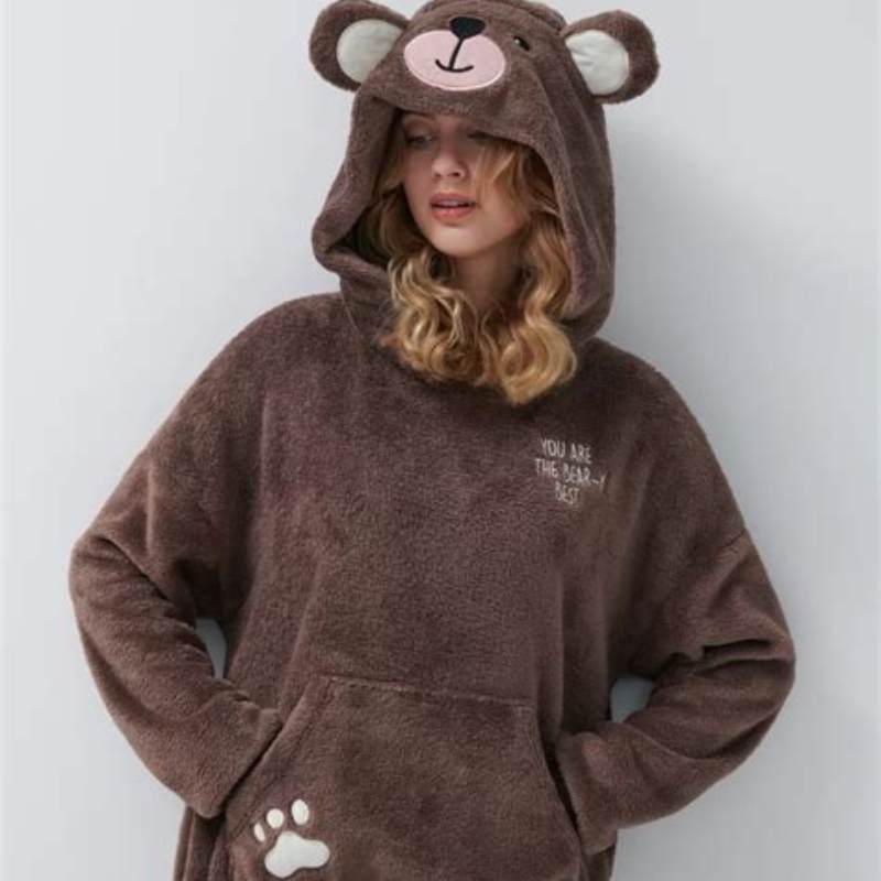 Hanorac pufos animale - imagine produs