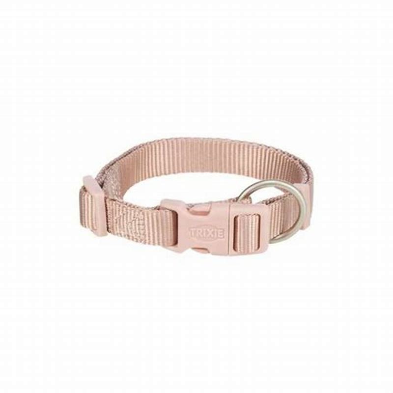 Zgarda pentru caini Webbing desert sky/ rosu M-L - vedere frontală