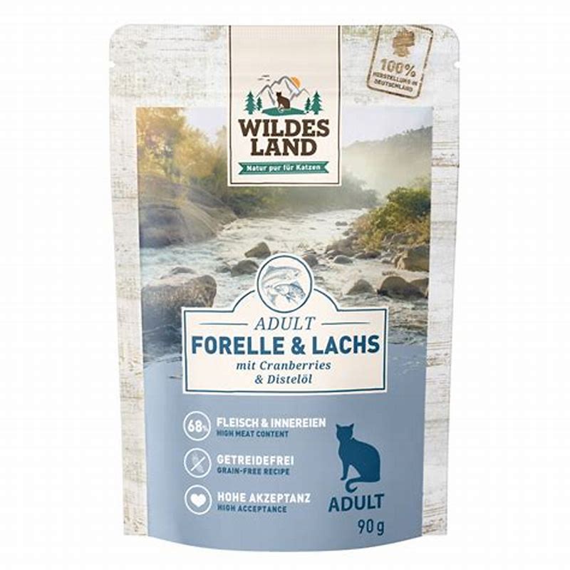 Wildes Land Hrana umeda pentru pisici cu pastrav 90 g - imagine produs