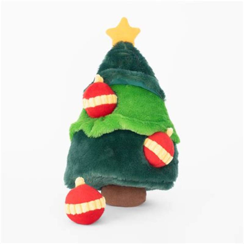 Zippy Paws Holiday Zippy Burrow Christmas Tree Dog Toy - imagine produs