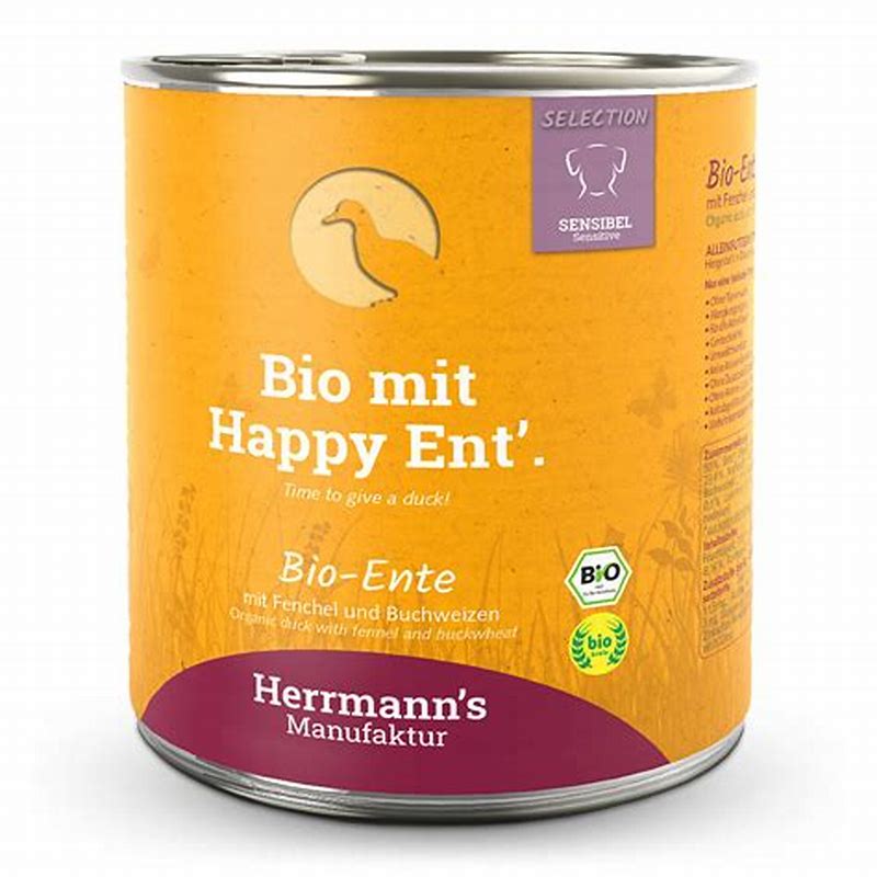 Herrmann's Manufaktur Selection Sensibel Bio Ente mit Fenchel und Buchweizen 150 g - imagine produs