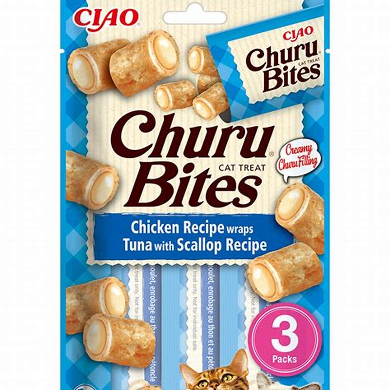 Churu Cat Bites Chicken Amp; Tuna Amp; Scallop - imagine produs