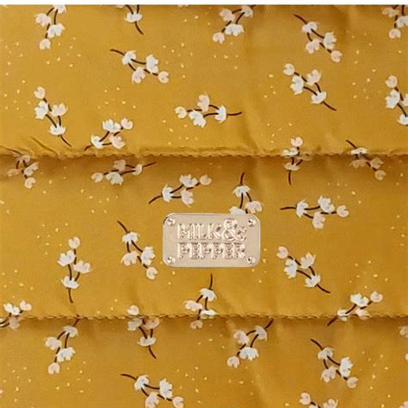 LILY Doudoune Réversible Liberty Moutarde / Marine T23 - detalii ambalaj