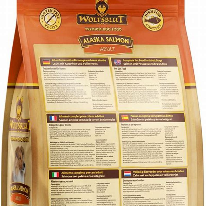 Wolfsblut Adult Alaska Salmon hrana uscata pentru caini 2 kg - detalii ambalaj