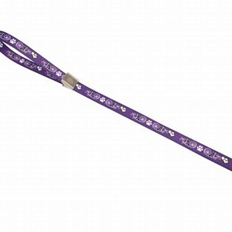 Show Tech Grooming Noose with Pawprint Purple 55 x 1.5 cm - imagine produs