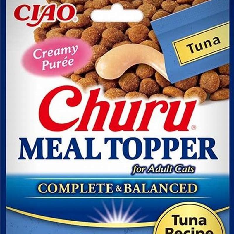 Churu Cat Meal Topper Tuna Recipe - detalii ambalaj