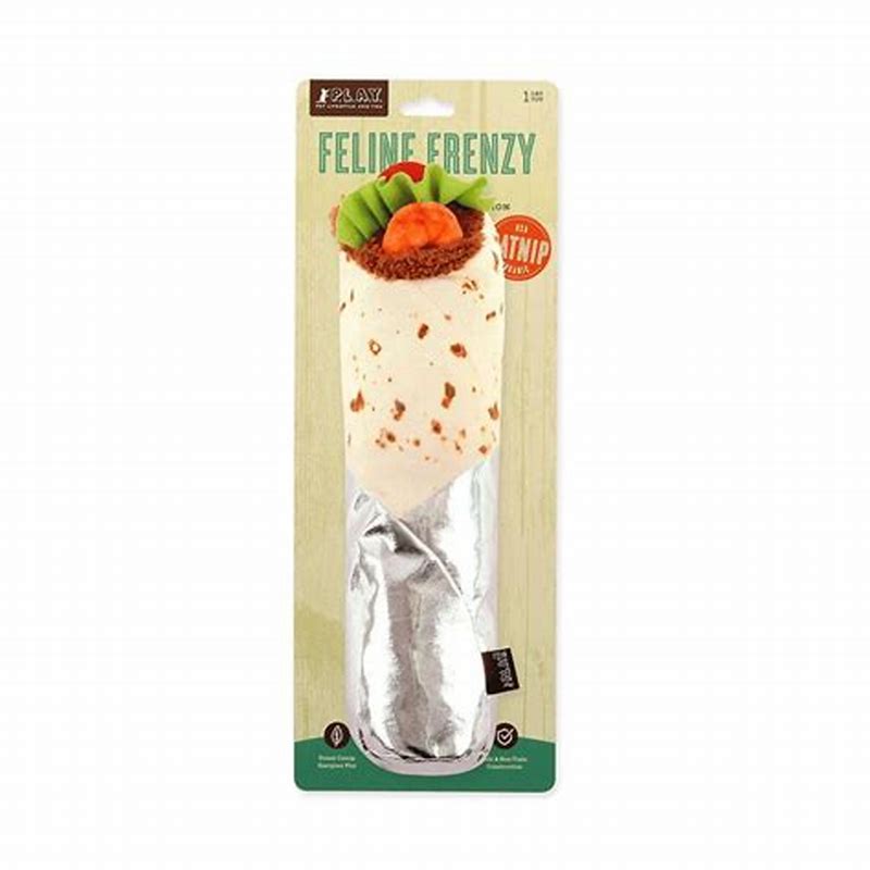 PLAY JUCARIE Feline Frenzy Kicker_Shrimp Purrito - detalii ambalaj