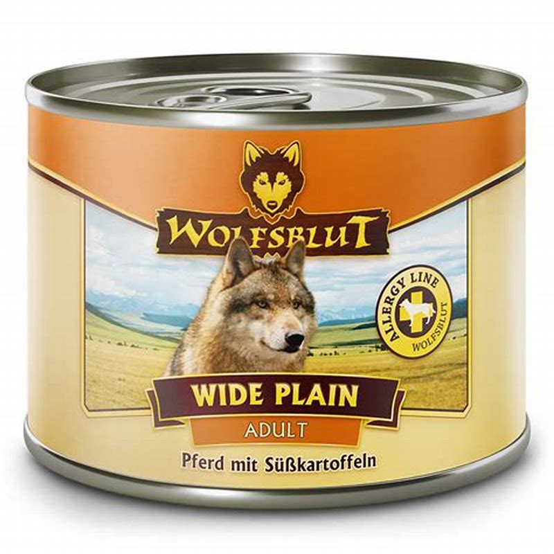 Wolfsblut Wide Plain hrana umeda pentru caini adulti cu carne de cal 200 g - imagine produs