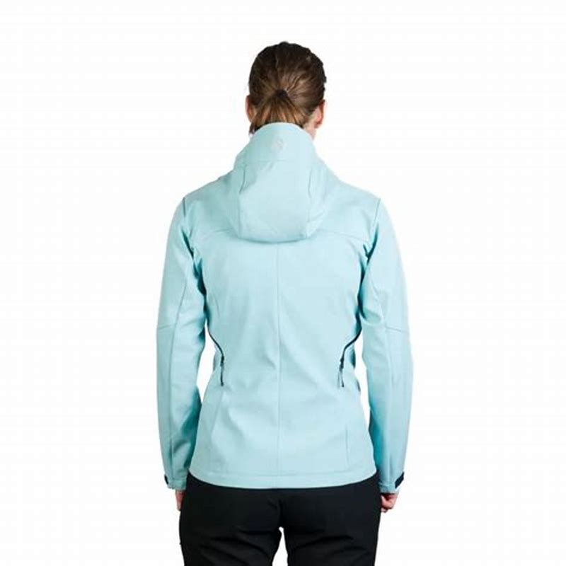 Jacheta logo print albastru desert sky M - detalii ambalaj