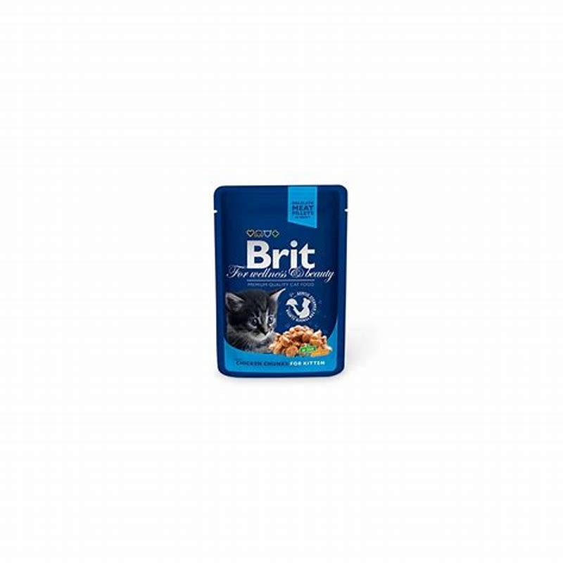 BRIT Premium cat plic cu friptura de vita si mazare 100 g - imagine produs