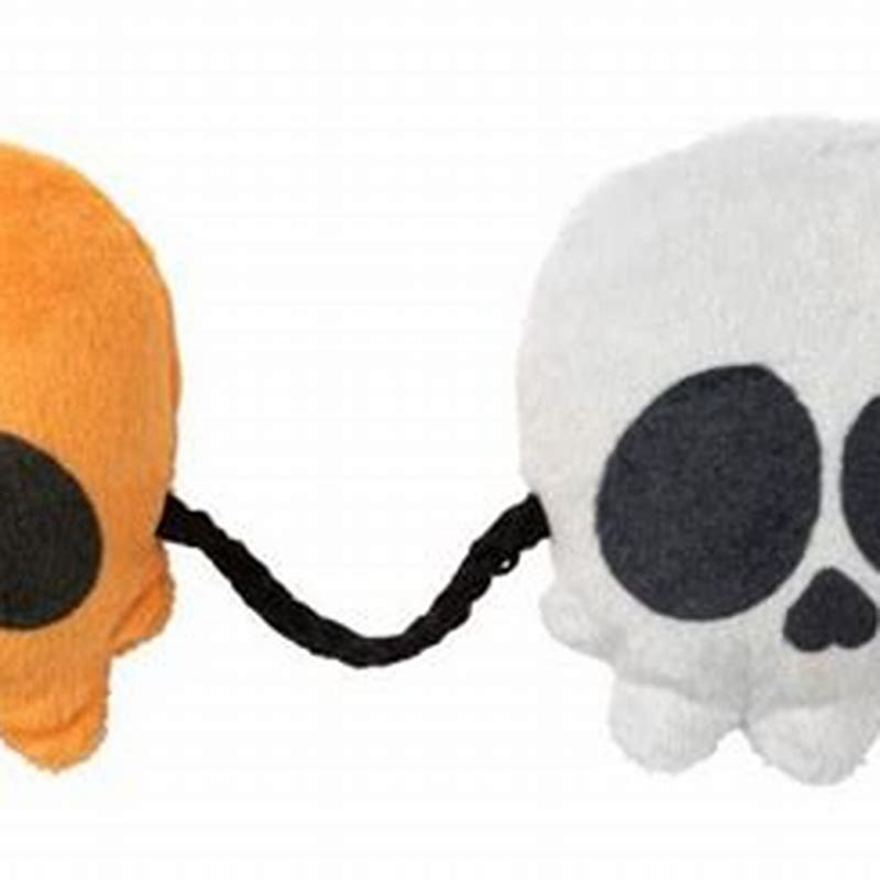 FuzzYard Halloween Cat Toy - Scully & Sully Skeleton String - imagine produs