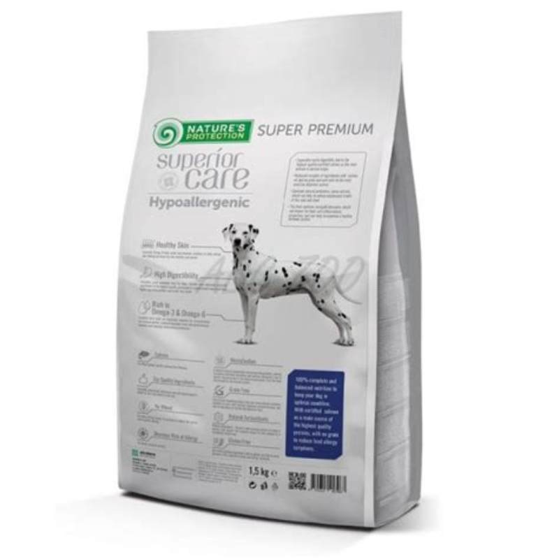 Nature's Protection Superior Care Hipoalergenic All breed 1.5 kg - vedere frontală