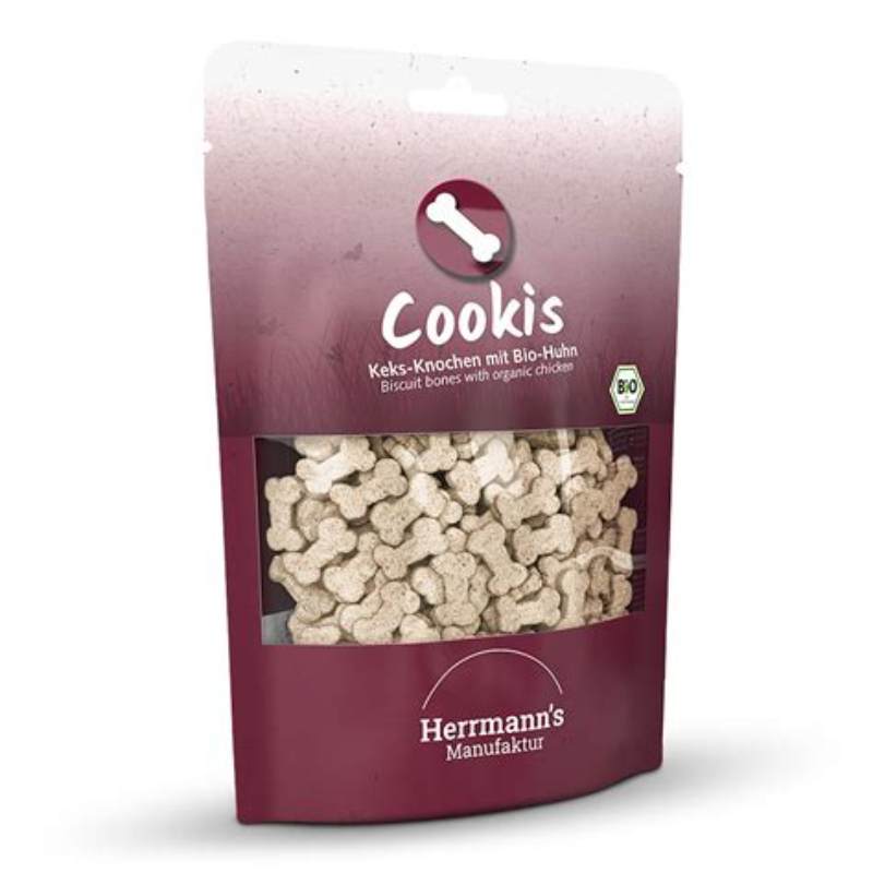 Hermann's Manufaktur Cookis BIO recompense cu branza de casa 100 g - vedere frontală