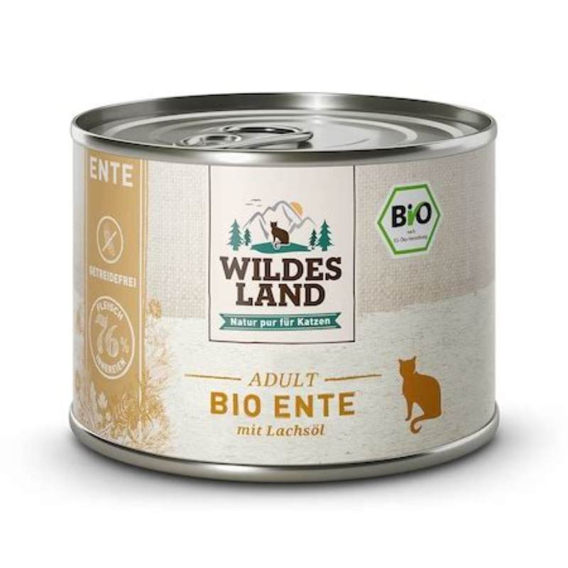 Wildes Land hrana umeda pentru pisici cu rata si curcan 100 g - imagine produs