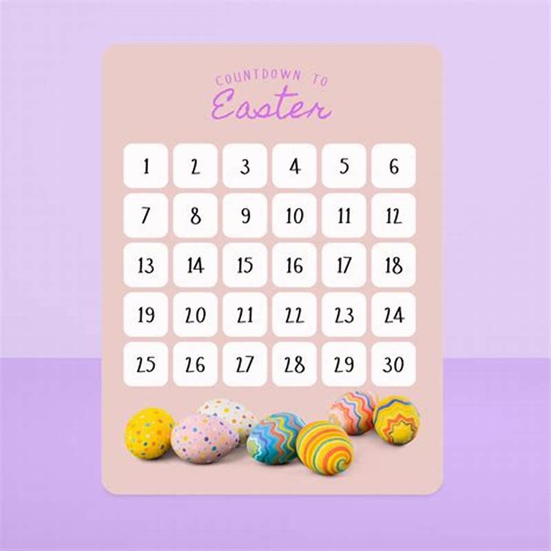 Easter Countdown calendar recompense pentru catei - imagine produs