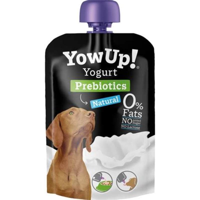 Yowup iaurt cu prebiotice pentru caini 85 g - detalii ambalaj