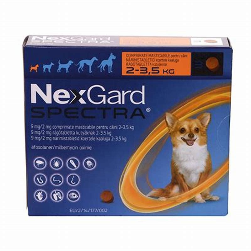 NexGard Spectra caini 1.35-3.5 kg - imagine produs