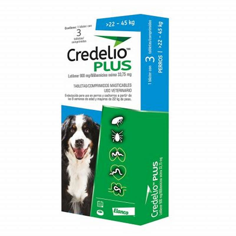 CREDELIO PLUS 900 mg 22 - 45 kg - vedere frontală