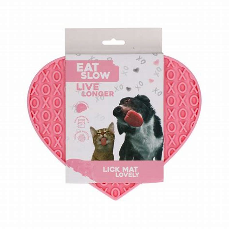 Eat Slow Live Longer Lick Mat Lovely Pink - detalii ambalaj