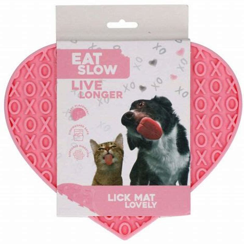 Eat Slow Live Longer Lick Mat Lovely Pink - imagine produs