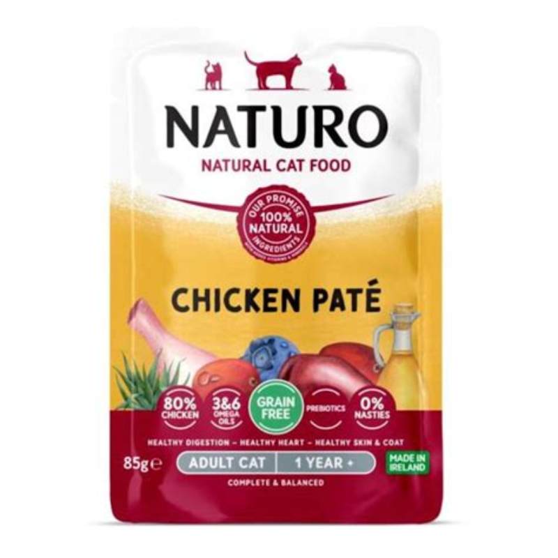 NATURO Turkey pate hrana umeda pentru pisici 85 g - vedere frontală