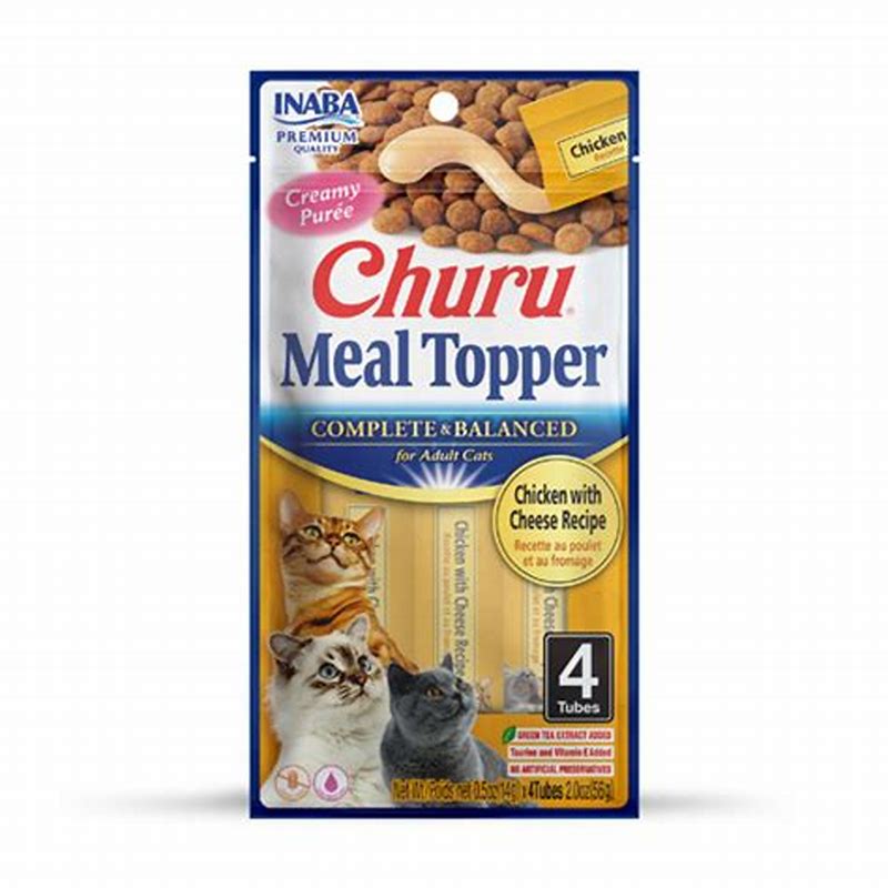 Churu Cat Meal Topper Chicken With Cheese Recipe 14 Gr X 4 - imagine produs