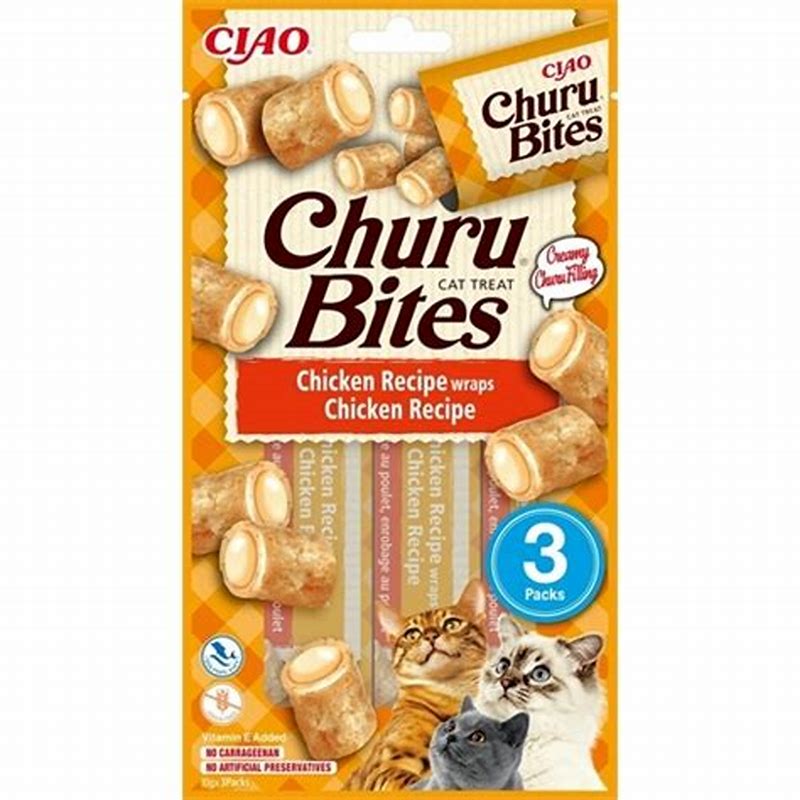 Churu Bites Chicken Recipe Wraps 10 Gr X 3 - imagine produs