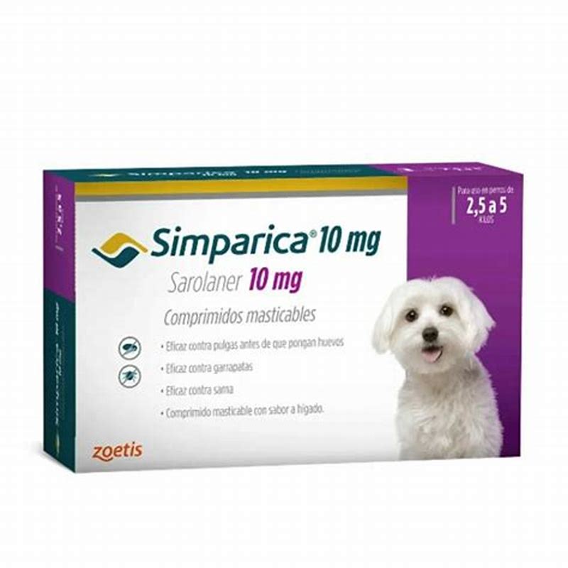 Simparica 10mg (2,5-5 kg) x 3 tab - imagine produs