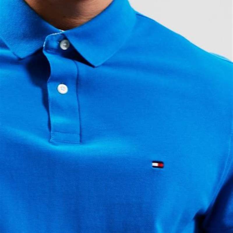 Polo flag shocking blue S - imagine produs