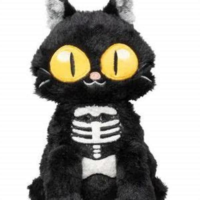 FuzzYard Halloween Cat Toy - Kitty Critter Skeleton - imagine produs