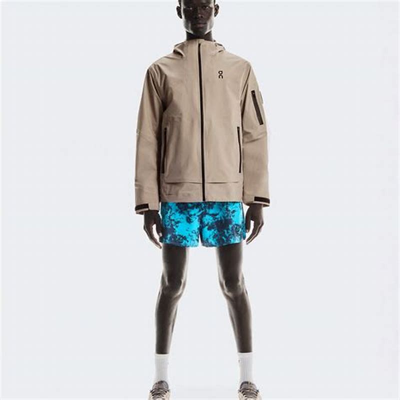Jacheta logo print albastru desert sky M - imagine produs