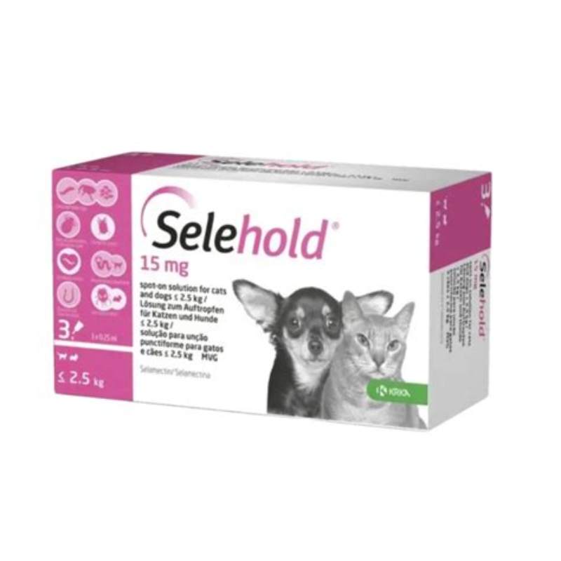 Selehold 15mg 3x0.25ml - vedere frontală