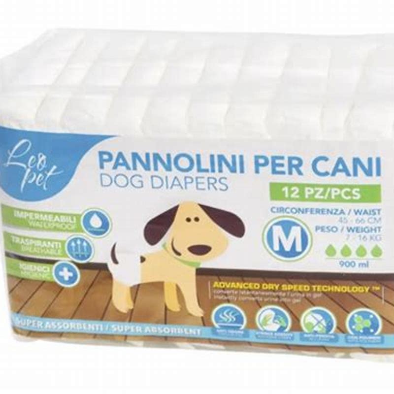 Leopet pampers caini M 12 bucati - detalii ambalaj