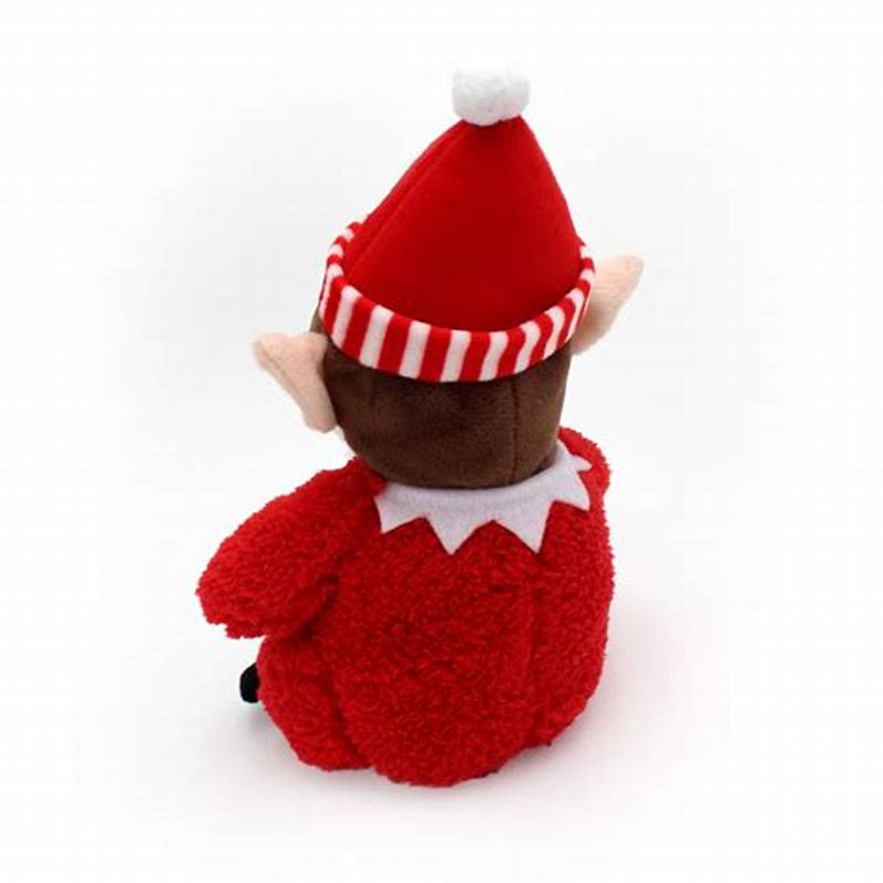 Zippy Paws Holiday Cheeky Chumz Red Elf Christmas Dog Toy - detalii ambalaj
