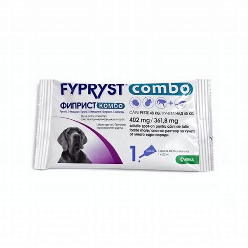 Fypryst Dog 402 mg - XL (40-60kg) x 3 pip - detalii ambalaj